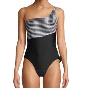 One-Piece  black Gingham Print Swimsuit for Women from Vigoss